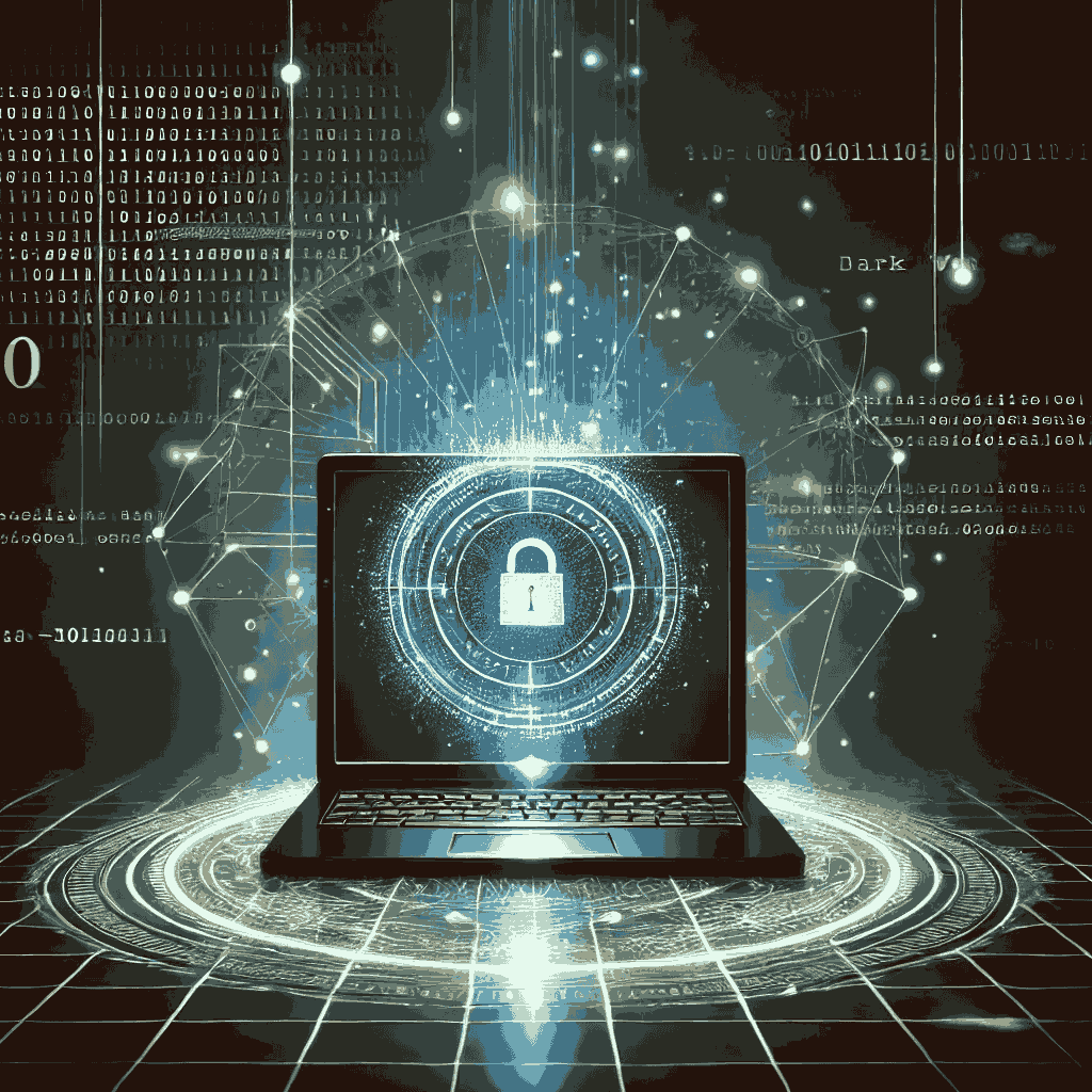 Illustration of the Dark Web - Learn how to access it safely